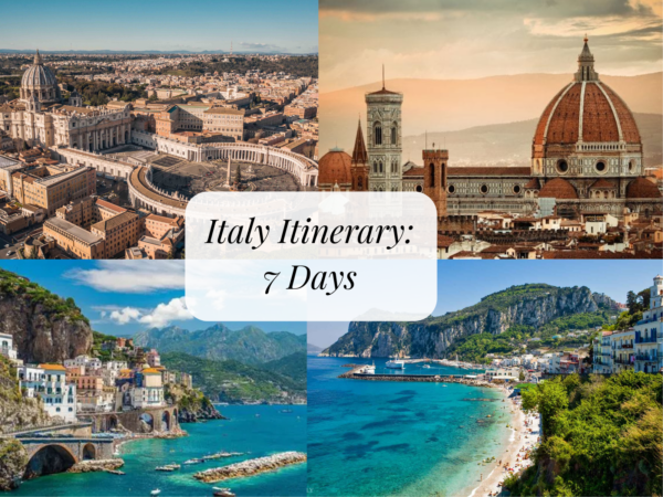 Italy Itinerary 7 Days